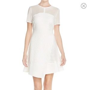 Adeptness Rae mixed media dress